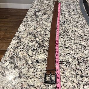 New without tags. Dickies Brown leather Belt with Black Buckle size 32”